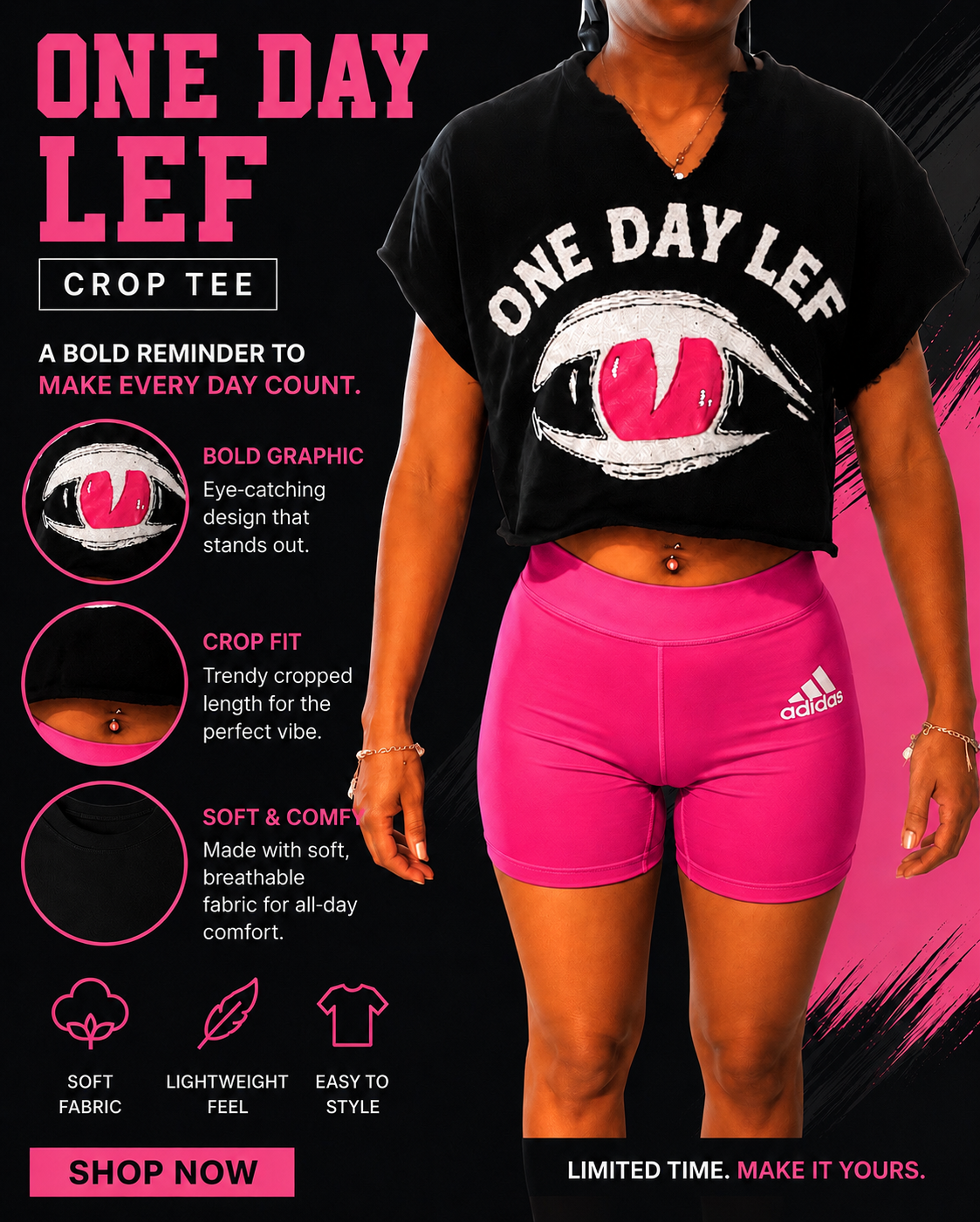 OneDayLef crop top